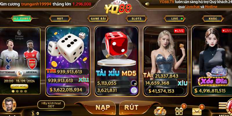 Cổng game Yo88 - Địa điểm giải trí được yêu thích